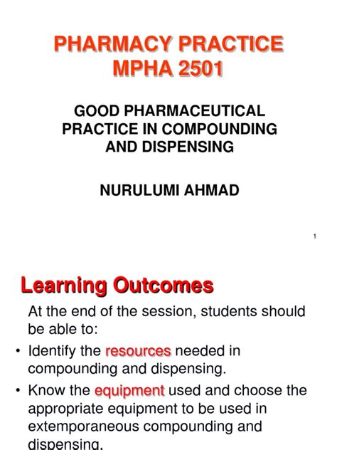 Image result for Good Compounding Practice