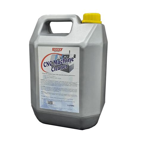 SODEX CNC MACHINE CLEANER Liquid 5 Litre can | Remove Dirt, Grease, Oil ...