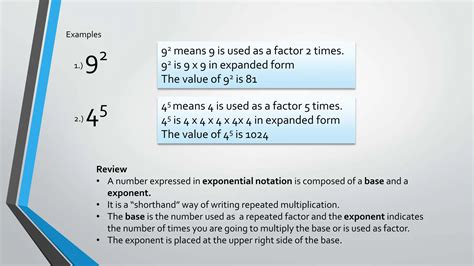 Image result for An Example of Exponential and Exponent