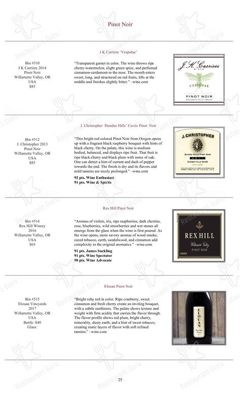 Menu at Carmello's of Old Town Manassas restaurant, Manassas