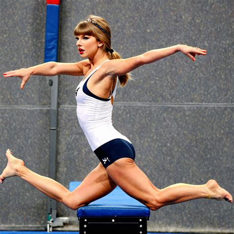 taylor swift doing gymnastics