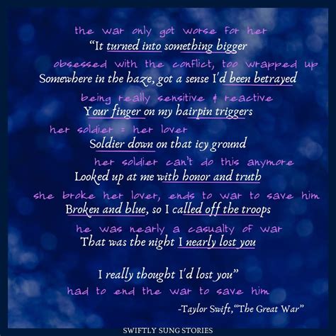 Bonds of Battle: "The Great War" Lyrics Meaning, Explained - Swiftly ...