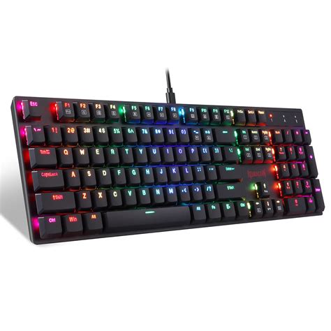 Amazon.in: Buy Redragon Mechanical Gaming Keyboard RGB LED Backlit Low ...