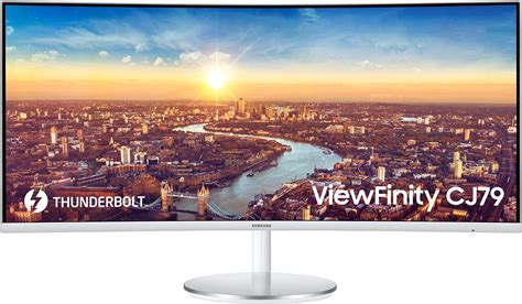 Samsung Lc34J791Wtwxxl 34 Inch Wide Screenthunderbolt 3 Curved QLED ...