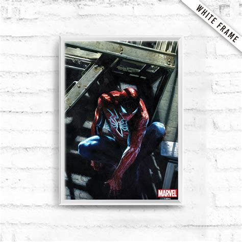 Fully Filmy Scouting Spidey - Official Spiderman Poster White Frame ...