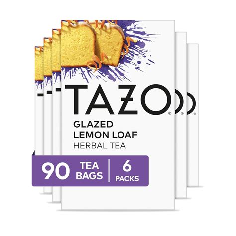 Amazon.com : TAZO Dessert Delights Glazed Lemon Loaf Herbal Tea Bags ...