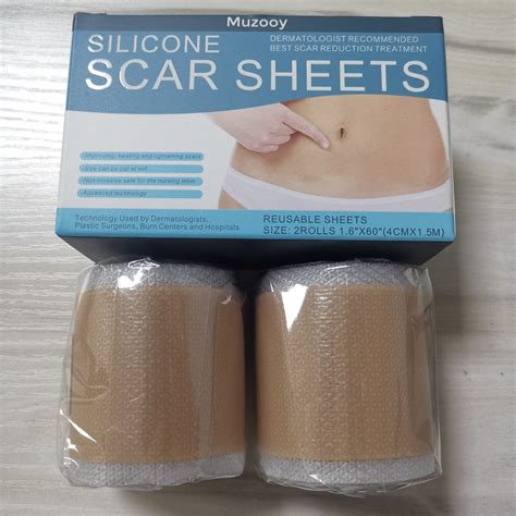 Muzooy 2 Rolls Silicone Scar Sheets, Medical Grade India | Ubuy