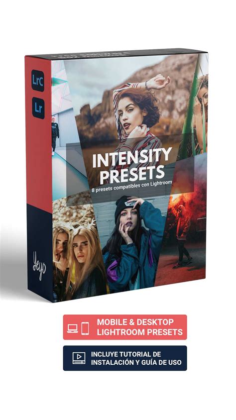 Intensity Preset Pack - Lightroom Desktop/Movil Presets - Monomics