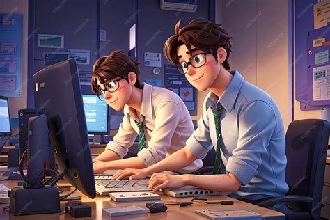 Image result for Anime Computer Programmer