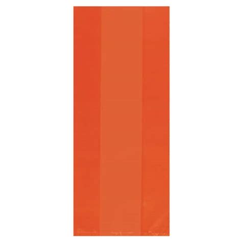 Buy 11.5 in. x 5 in. Orange Peel Cellophane Party Bags 25-Count, 9-Pack ...