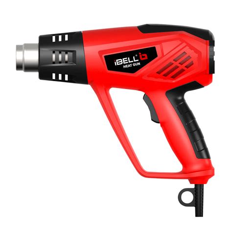 IBELL HG20-98 Heat Gun with 4 Nozzles, 2000W, 12 Temperatures 50 °C to ...