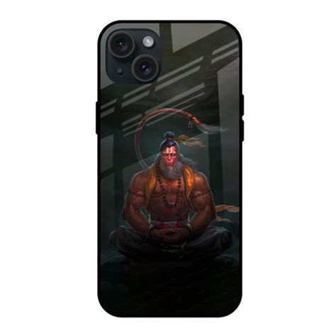 Lord Hanuman Animated iPhone 15 Plus Glass Back Cover - Flat 35% Off On ...