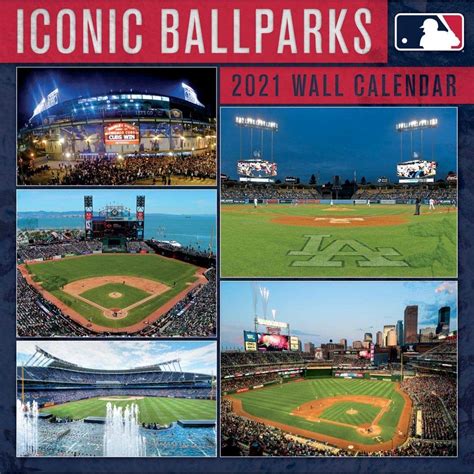 Buy Mlb Iconic Ballparks 2021 Calendar Book Online at Low Prices in ...