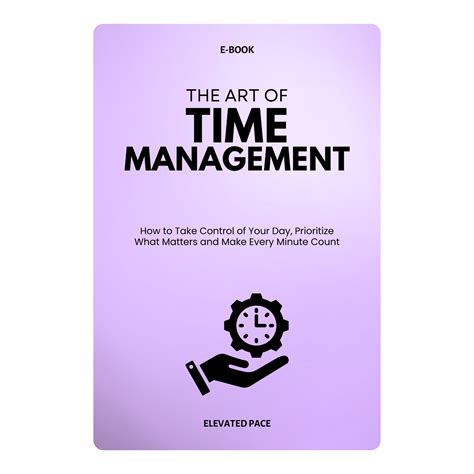 The Art of Time Management – Elevated Pace