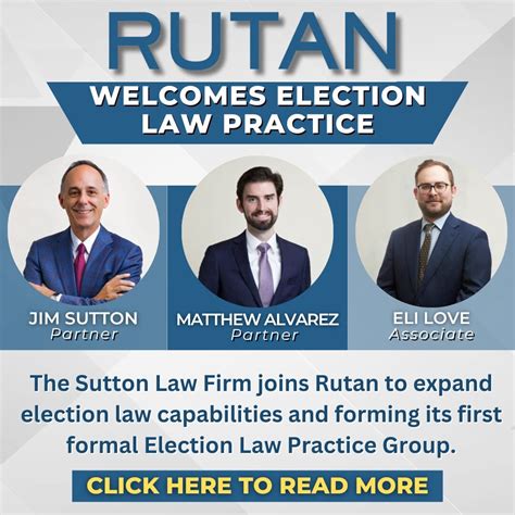 Rutan Forms Election Law Practice Group with Addition of Sutton Law ...