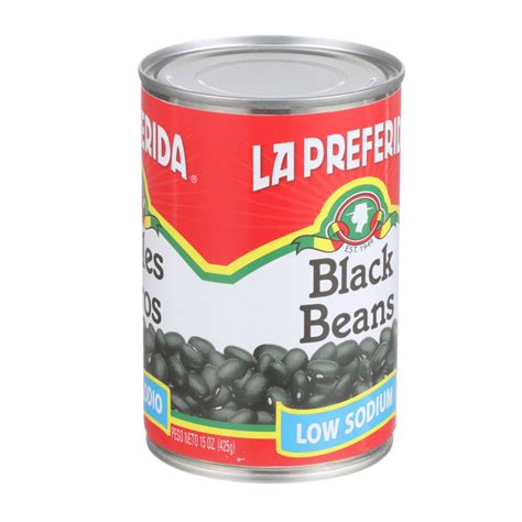 Low Sodium Black Beans – La Preferida
