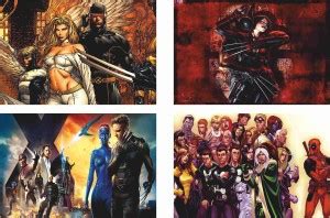 X-Men Combo Poster Set of 4 Posters With Gloss Lamination M20 Paper ...
