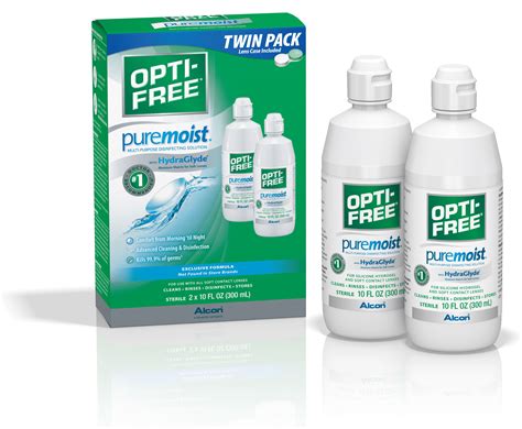 OPTI-FREE Puremoist Multi-Purpose Contact Lens Liquid Solution, Twin ...
