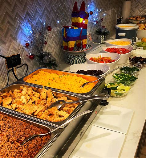 Taco Bar & Nachos Bar Setup