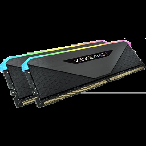 VENGEANCE® RGB RT 32GB (2 x 16GB) DDR4 DRAM 3600MHz C16 Memory Kit – Black