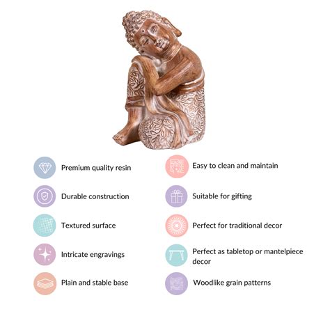 Resting Buddha Showpiece For Room Decor Online - Premium Decor Object ...