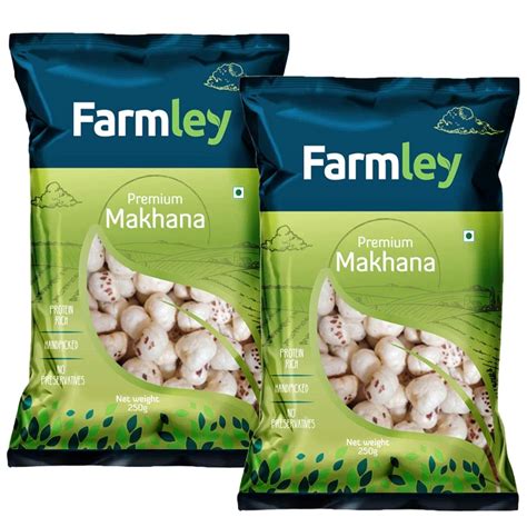 Farmley Premium Phool Makhana Lotus Seeds (Makhana) - 500g (Pack of 2 ...