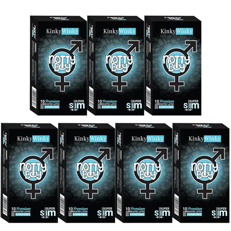 Buy NOTTY BOY Ultra Thin Super Slim Condoms For Men - 70 Pieces (Pack ...