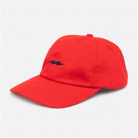 Thunder Dad Cap Red - Supervek - Comfortable Cotton, Adjustable, Made ...