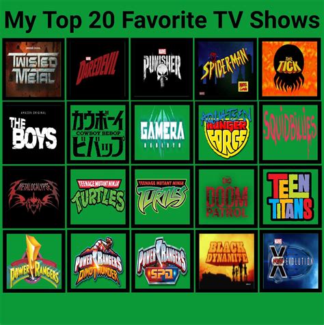 My Own Top 20 Favorite TV Shows by bigal110500 on DeviantArt