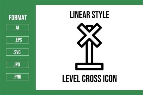 Image result for Level Crossing Icon