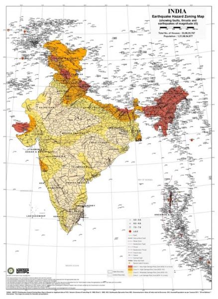 User friendly Earthquake Hazard Zoning Maps with Tehsil level details ...