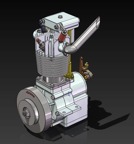 Image result for Miniature Internal Combustion Engine Kit