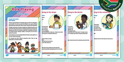 Preschool: Social Skills: Role-Playing
