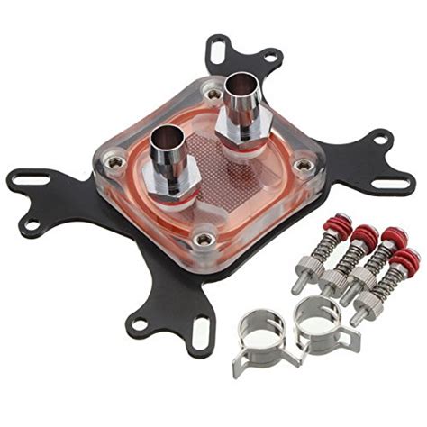 CPU Water Cooling Block Waterblock 50mm Copper Base Cool Inner Channel ...
