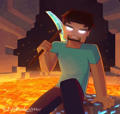Herobrine by TwinklePowderySnow on DeviantArt