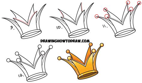 Image result for Crown Drawing Tutorial