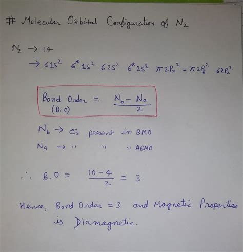 Image result for Bond Order Example