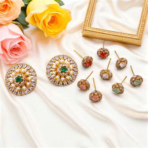 Multicolor Angela Color Changeable Studs – Bling Bag