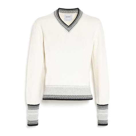 Cashmere V-neck jumper – Barrie