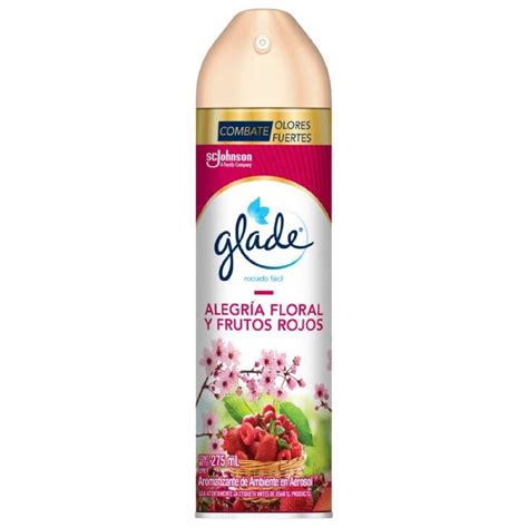Glade Aromatizante en Aerosol Alegría Floral y Frutos Rojos 275 ml