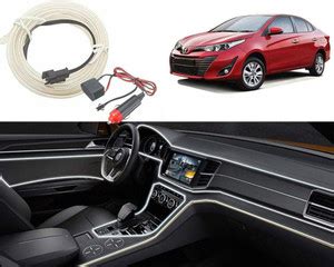 Selifaur Cold Dashboard Luxury 5 Meter Car Dashboard Ice White EL Wire ...