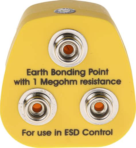RS PRO | RS PRO ESD Earth Bonding Plug With 10 mm Stud x 3 | 298-3878 | RS