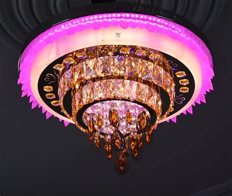 Buy Prop It Up Round Shaped Chandelier Asfour/K-9 Crystals 50 cm Size ...