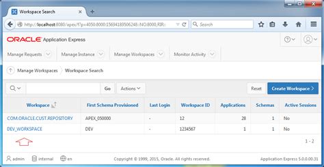 Image result for Oracle Apex Free Workspace Tutorial