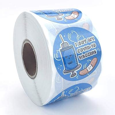 Buy Stickers for I GOT My COVID-19 Vaccine, Encouragement Stickers, 500 ...