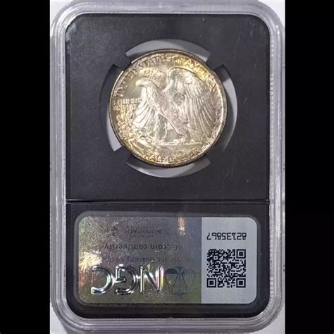 1945 Walking Liberty Half Dollar NGC MS-64* - Morton Grove Coin
