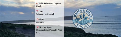 🌊🐾 WAVES AND WALK SOCIAL – POLZEATH TO DAYMER CIRCLE 🐾🌊, The ...