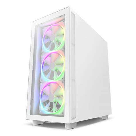 Buy Nzxt H7 Elite White | E-ATX Mid Tower Cabinet | Mdcomputers.in