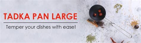 Buy Wonderchef Aluminium Hard Anodized Large Tadka Pan (2.4mm, 10mm ...