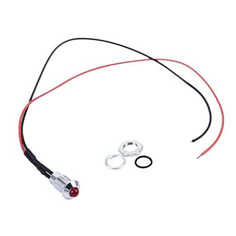 Generic 8mm 5V Car LED Dash Panel Pilot Warning Light Indicator Lamp ...